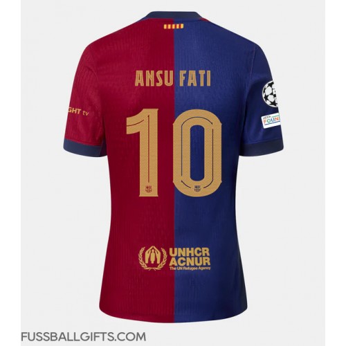 Barcelona Ansu Fati #10 Fußballbekleidung Heimtrikot 2024-25 Kurzarm